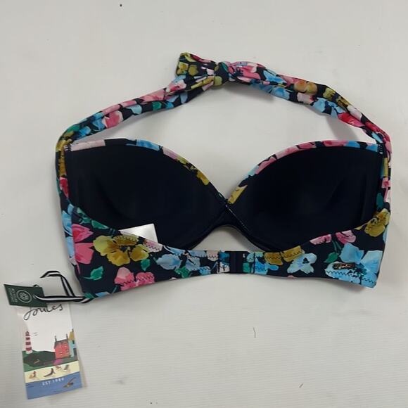NWT JOULES BONNIE CLASP FASTENING ALTER NECK BIKINI TOP‎ - Picture 3 of 5